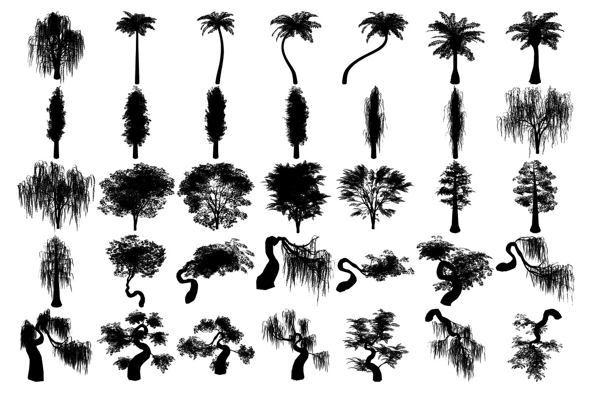 Tree Brushes - Willow Edition, a Brush Add-On by xresch (Photo 15 of 27)