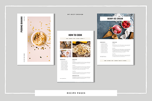 Canva Recipe Book / Cookbook