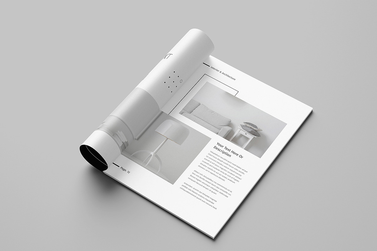 Interior Design / Portfolio Template, a Brochure Template by Spark_Creative (Photo 9 of 14)
