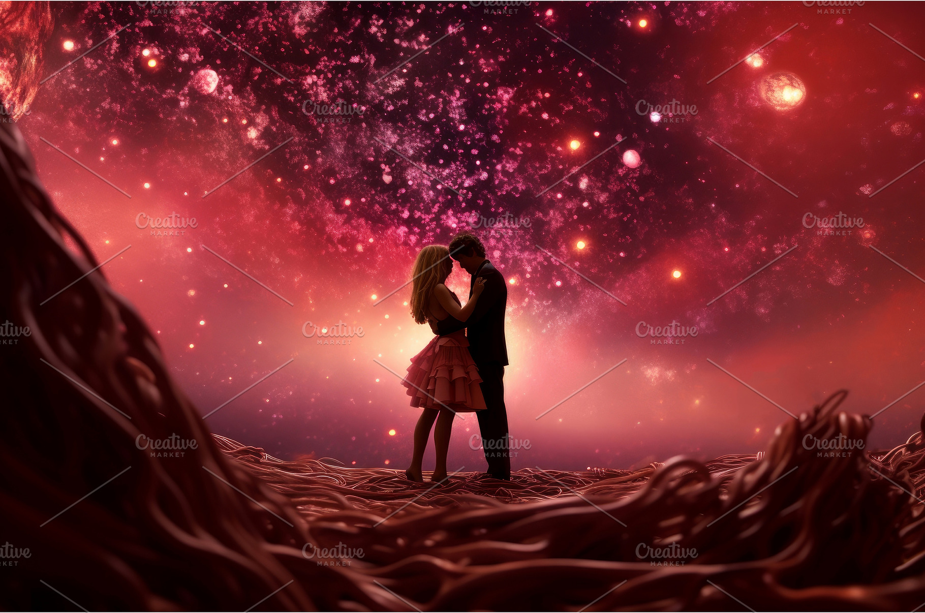 Infinite Love across universe, an Abstract Photo by Ylivdesign