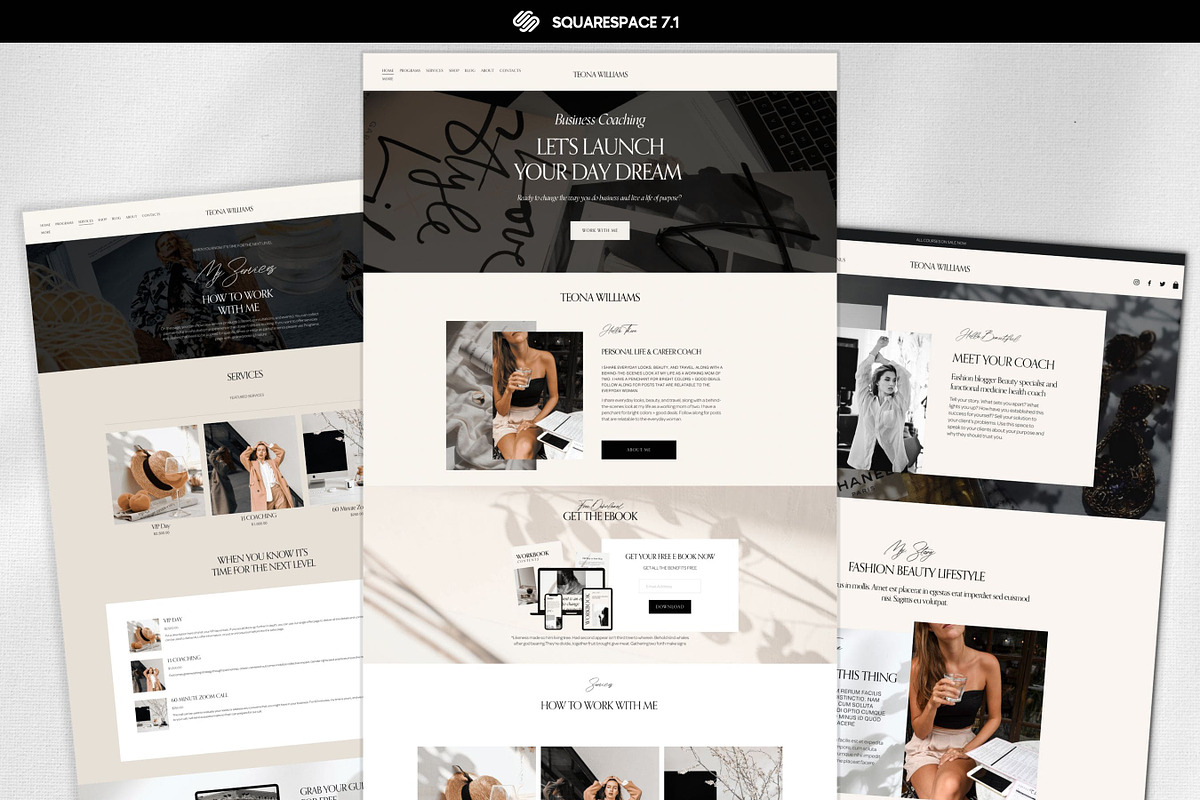 Squarespace Website Template, a Squarespace Template by Presentibox (Photo 6 of 12)