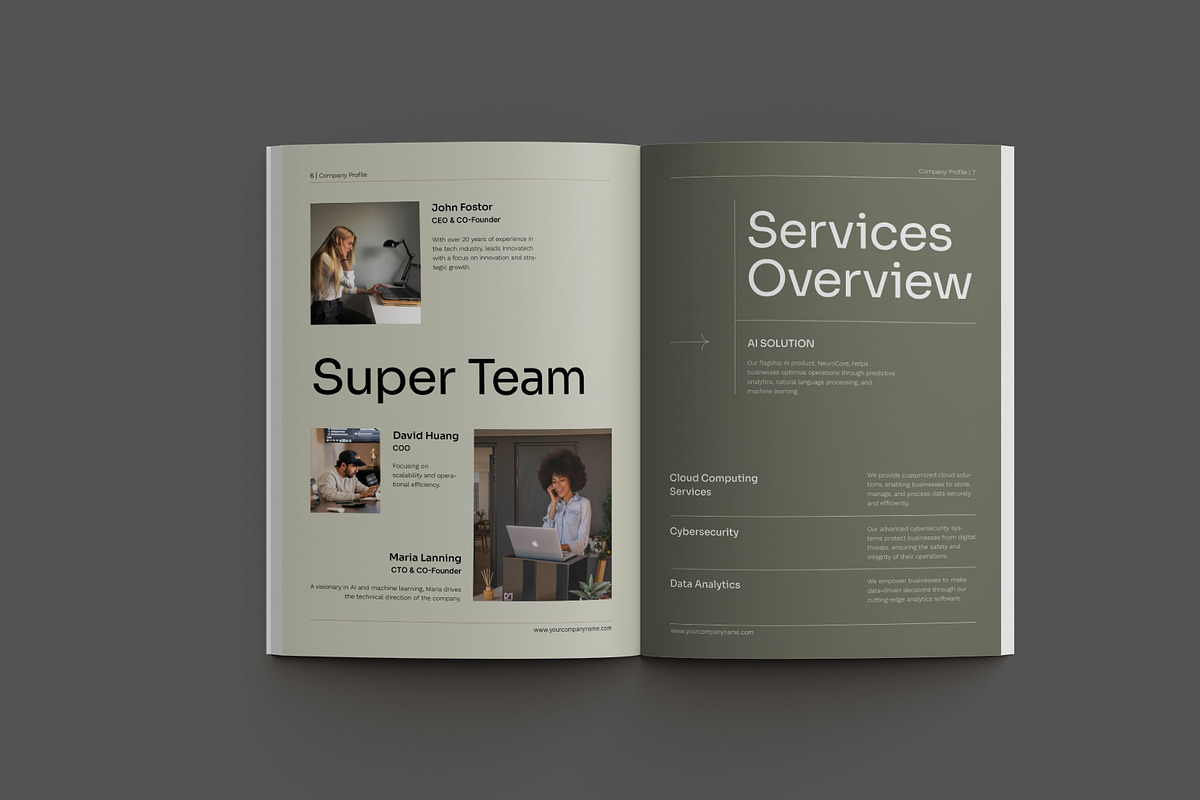 Modern Company Profile preview 5