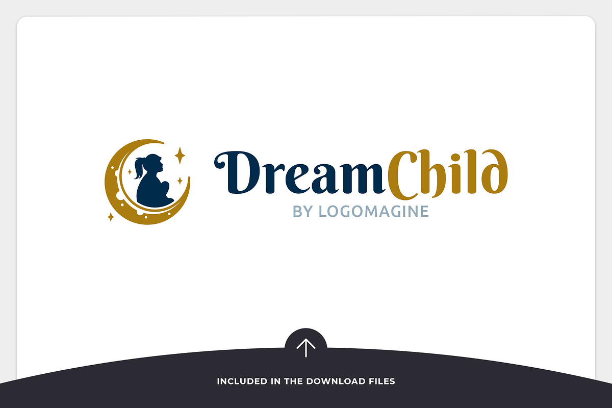 Dream Child - Girl Logo Template, a Branding & Logo Template by LOGOMAGINE (Photo 12 of 16)