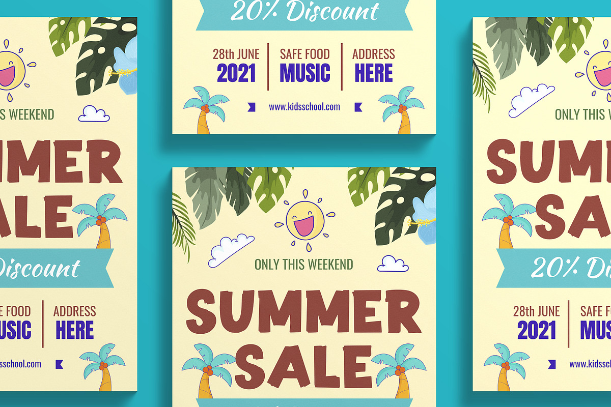 Summer Sale Flyer, a Flyer Template by FlyeredTemplate (Photo 4 of 5)