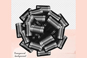 56 Black Satin Bows and Ribbons PNG, an Object Graphic by ThingsbyLary (Thumbnail 10 of 10)