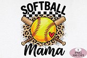 Retro Softball Mama PNG, an Illustration by Daily.Designs (Thumbnail 1 of 5)