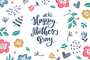 Happy Mother's Day cards & patterns, a Texture Illustration by redcollegiya design (Thumbnail 4 of 8)