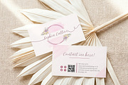 Floral Business Card Canva Template, a Business Card Template by Arslan (Thumbnail 4 of 6)