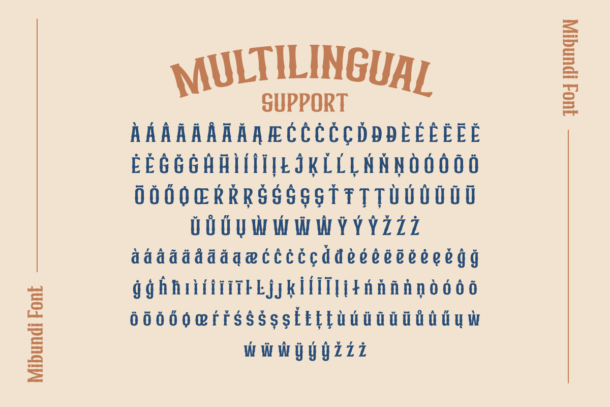 Mibundi | Retro Condensed Font, a Serif Font by twinstd (Photo 11 of 13)