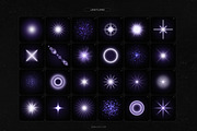 Lightning Bolts & Lens Flares Bundle, a Shape Add-On by Samolevsky (Thumbnail 10 of 16)