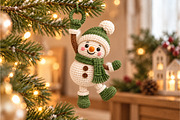 Christmas Snowman Ornament STL, a Characters & Person 3D Model by Layerology (Thumbnail 1 of 3)