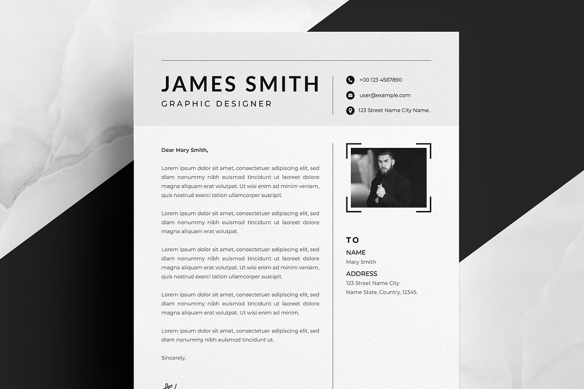 Creative Resume with Portfolio preview 3