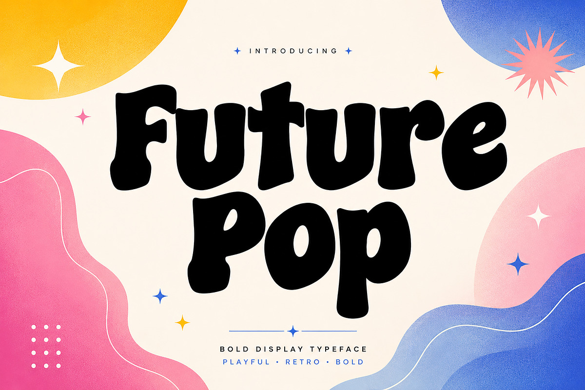 Future Pop, a Slab Serif Font by Wow Magic (Photo 1 of 4)
