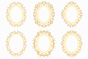Oval Ornamental Frame Vector Bundle, a Decorative Illustration by Kusumaillustration (Thumbnail 7 of 16)