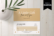 Printable Gift Certificate Template, a Print Template by BrushstrokeArtGB (Thumbnail 5 of 5)