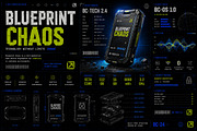 Blueprint Chaos, a Blackletter Font by Art StoreID (Thumbnail 11 of 11)