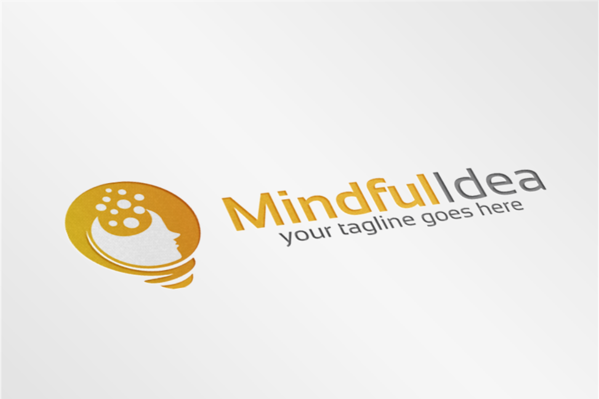 MindfulIdea / Lamp - Logo, a Branding & Logo Template by Alfam17 (Photo 2 of 4)
