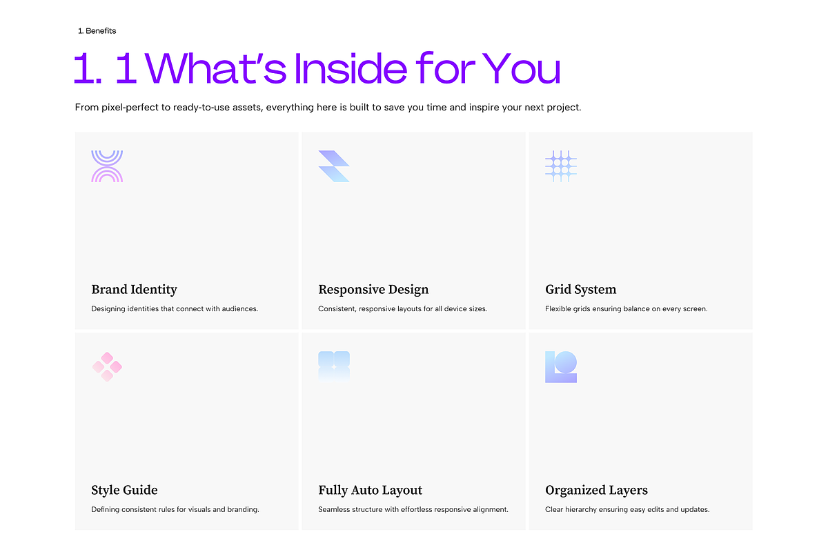 Aurelia Branding Agency Kit, an UI Kit Template by DjectStudio (Photo 2 of 10)