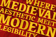 Noble Scribe – Editorial BlackLetter, a Blackletter Font by ALV_TypeFoundry (Thumbnail 2 of 18)