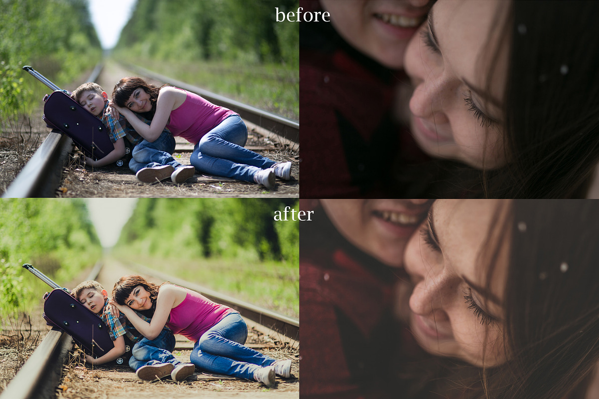 Lightroom presets for family photos, an Action Add-On by Graphics, Presets, Photos (Photo 13 of 17)