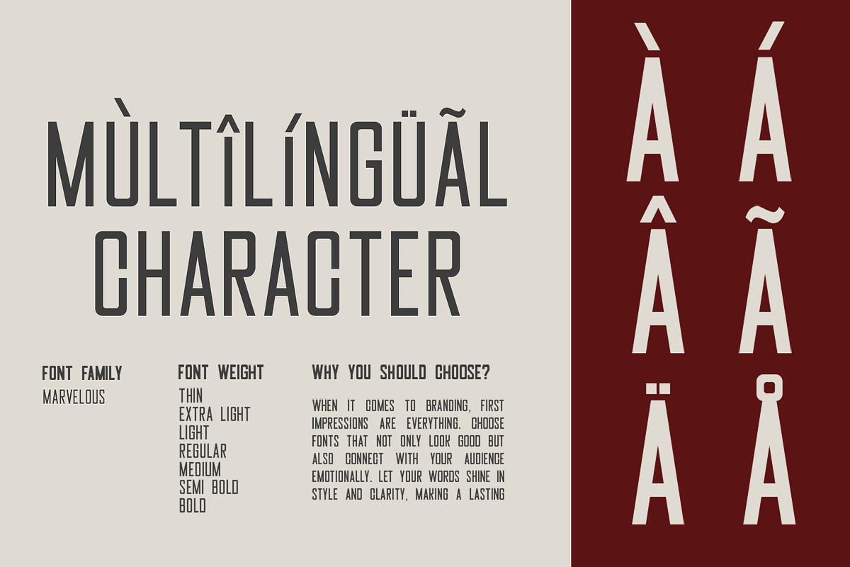 Marvelous, a Sans Serif Font by Umitype (Photo 8 of 12)