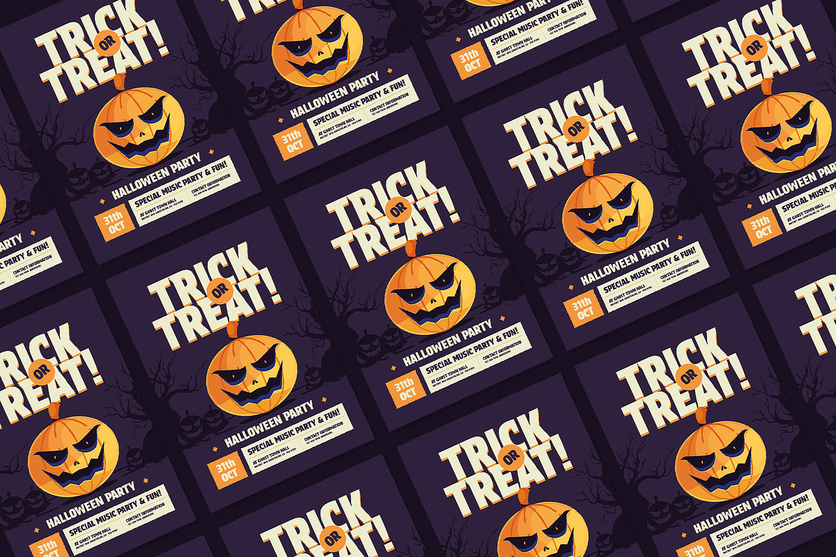Holaweels - Halloween Party Flyer, a Flyer Template by Poetjoek Creative (Photo 2 of 3)