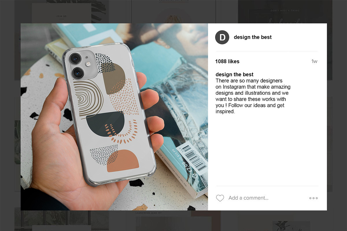iPhone 11/Pro Clear Case Mock-Up, a Product Mockup by