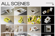 55 book mockups, a Books & Magazine Mockup by Creatoom (Thumbnail 11 of 11)