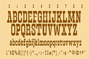 Slabrity, a Slab Serif Font by graphicook (Thumbnail 2 of 10)