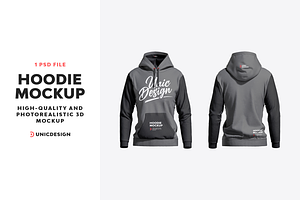 Hoodie Mockup, a Hoody Mockup by UnicDesign