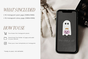 Modern Halloween Instagram Posts