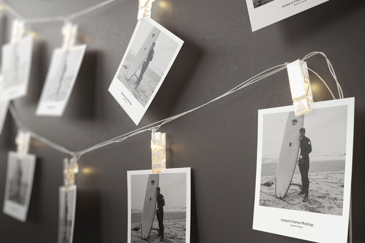 Instant Photo Mockup Set, a Household Mockup by WebAndCat (Photo 5 of 11)