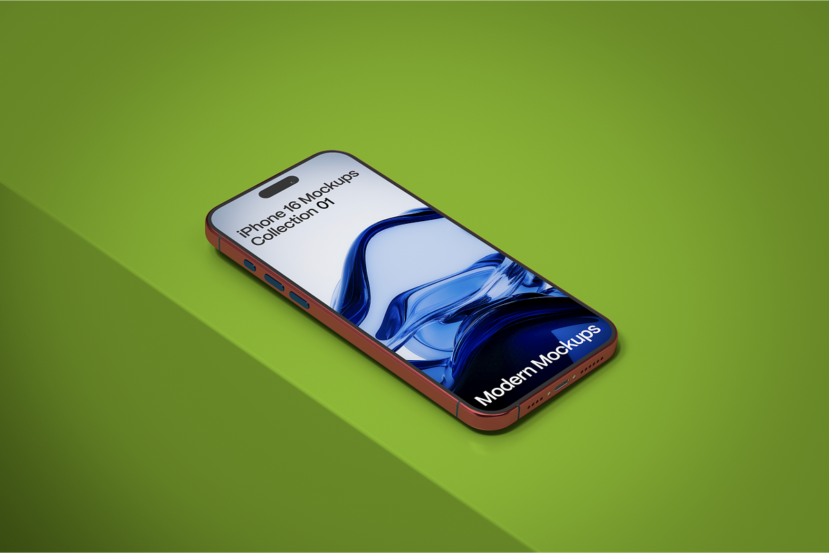 iPhone 16 Mockup Pack, an iPhone Mockup by Modern Mockups (Photo 6 of 7)
