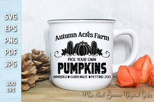 AUTUMN PUMPKIN FARMHOUSE DIGITAL