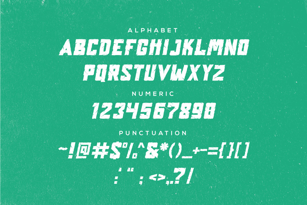 Vorhell Horror Font preview 2
