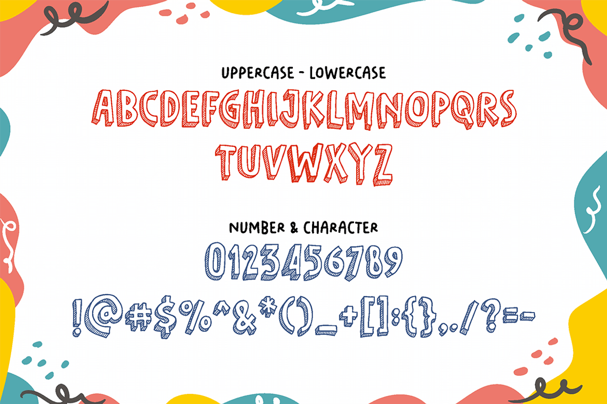 Fifth Grader – Doodle Font, a Sans Serif Font by tokokoo (Photo 2 of 11)