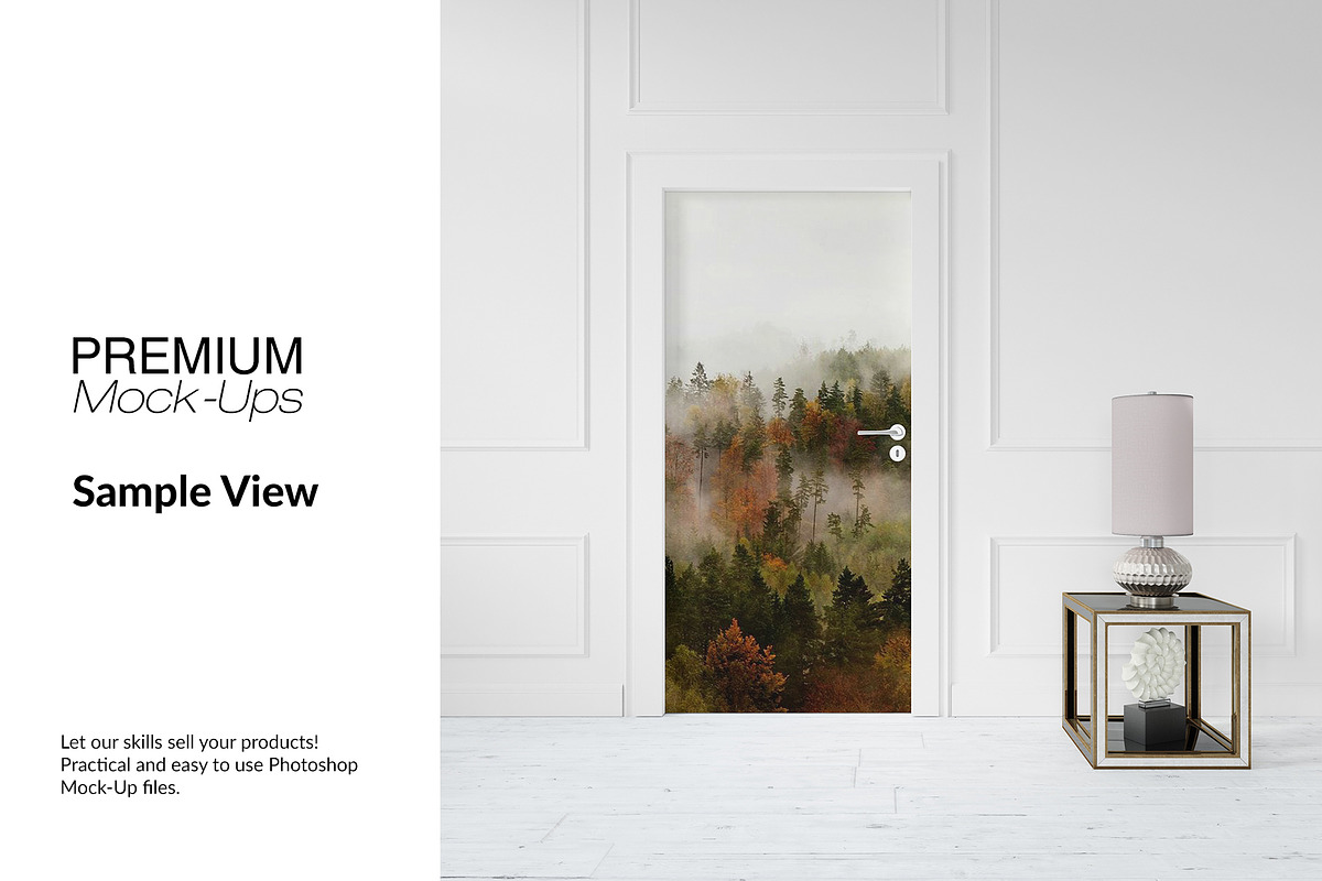 Door Murals Mockups, a Household Mockup by mock-ups (Photo 8 of 13)