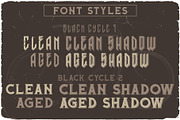 Black Cycle Font DUO, a Blackletter Font by VozzyStock (Thumbnail 5 of 10)