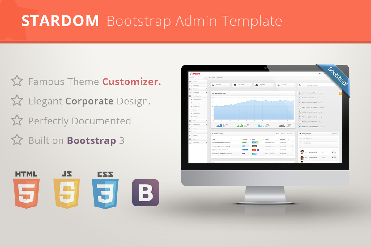 Stardom - Bootstrap Admin Template, a Bootstrap Template by AdminDesigns
