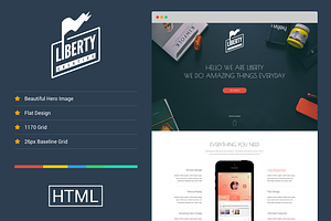 Liberty - One Page HTML Template