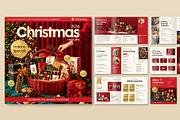 Christmas Magazine Template, a Magazine Template by BrandPacks (Thumbnail 1 of 4)