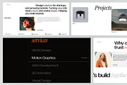 Aáxon Personal Portfolio Agency Webs, an UI Kit Template by Creative Perspective (Thumbnail 4 of 6)