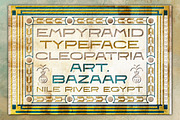 Empyramid | Ancient Epic Sans, a Sans Serif Font by Artifact Bazaar (Thumbnail 1 of 7)