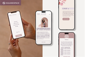 Squarespace 7.1 Feminine Template