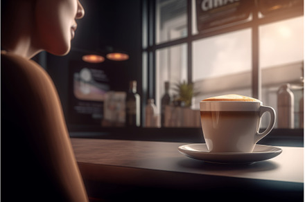 Enjoy coffee brake work drink, a Person Photo by Ylivdesign