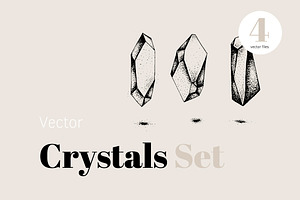 Vector Crystals Icon Set