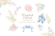 Grandmillennial floral illustrations, an Illustration by TheHappyGiftArt (Thumbnail 2 of 7)