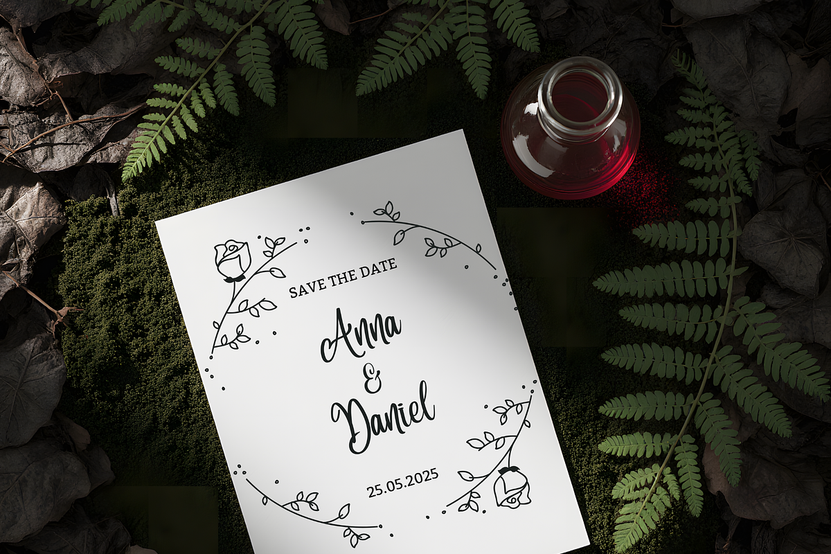 Wedding Card Mockup, a Mockup by StormDigitalArt (Photo 4 of 4)