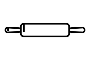 Rolling Pin icon, an Outline Icon by Sumberpangan