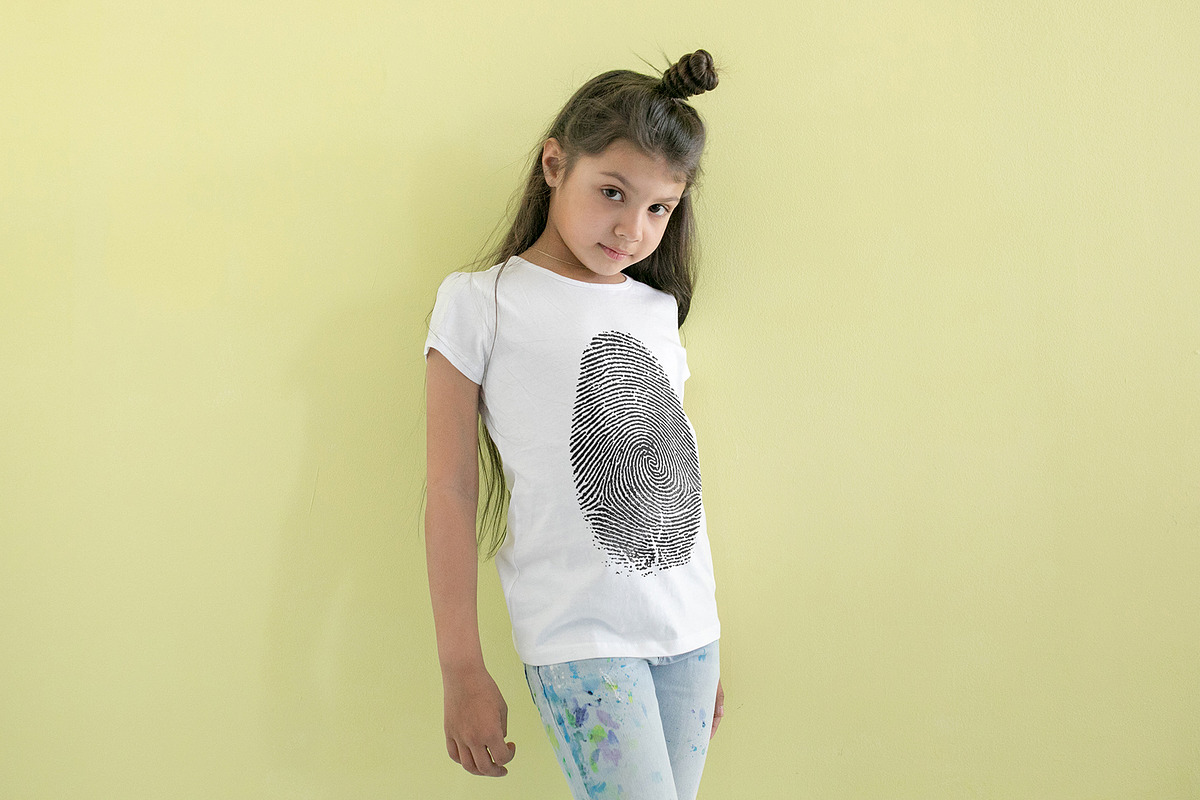 100 Kid's T-Shirt Mock-Up 2018 #22, a Shirt Mockup by Freeman Studio (Photo 52 of 107)